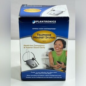 Plantronics S12 Corded Telephone Headset System NIB